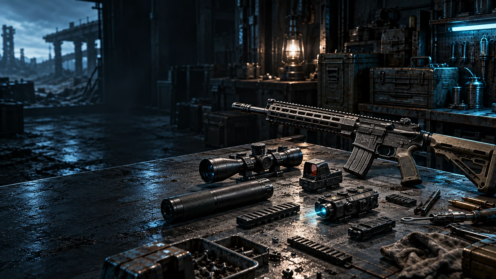 K2040's Quick Attach Menu weapon workshop artwork
